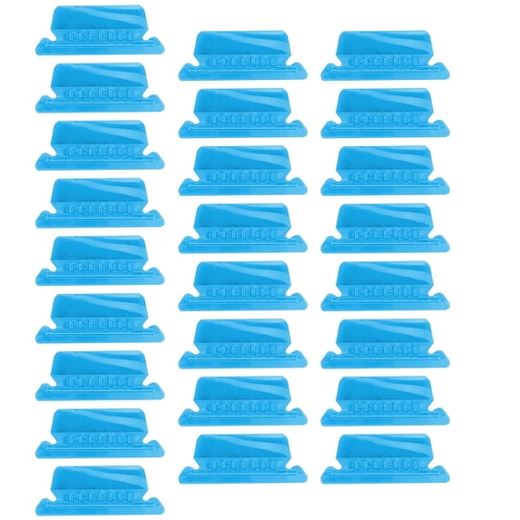 File Folder Tabs,25Pcs Hanging File Folder Labels,3" File Tabs,Hanging File Folder Tabs and 25 Inserts for Quick Organizer and Identification(Blue)