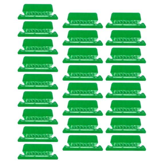 File Folder Tabs,25Pcs Hanging File Folder Labels,3" File Tabs,Hanging File Folder Tabs and 25 Inserts for Quick Organizer and Identification(Green)