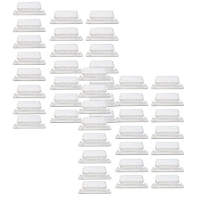 File Folder Tabs, 50 Pcs Clear Hanging Folder Tabs With Inserts, 2 Inch Clear Plastic for Quick Identification, 3.11x1.22"