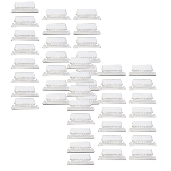 File Folder Tabs, 50 Pcs Clear Hanging Folder Tabs With Inserts, 2 Inch Clear Plastic for Quick Identification, 3.11x1.22"
