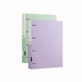 thumbnail image 1 of File Folder Test Paper Organizer Flipchart Folder A4 Insert Transparent Information Book Four Holes Punched Flipchart File Organizer(2 Pcs), 1 of 12