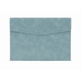 thumbnail image 1 of File Folder,Waterproof Document Pouch,Faux Leather File Organizer with Magnetic Snap for Thin A4 Document Storage,Meeting Documents Arrangement,Blue, 1 of 8