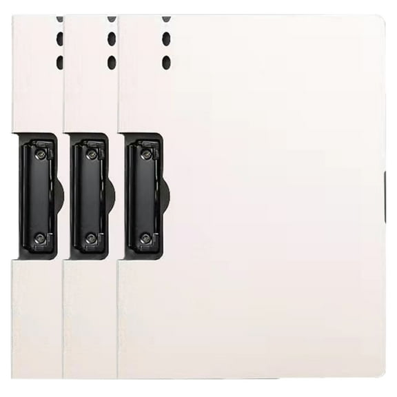 Letter Size Binder Punchless with Spring Action Clamp, Documents Folder