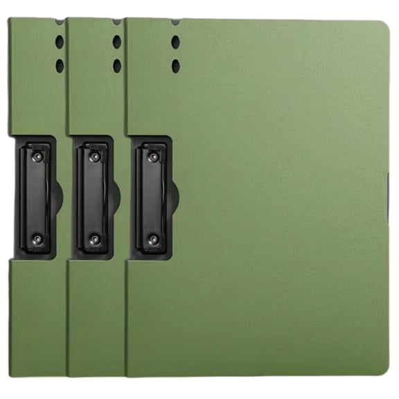 File Folder with Spring Action Clamp, Office Documents Folder Binders Clip, Clipboard Folder Document Binder for Office