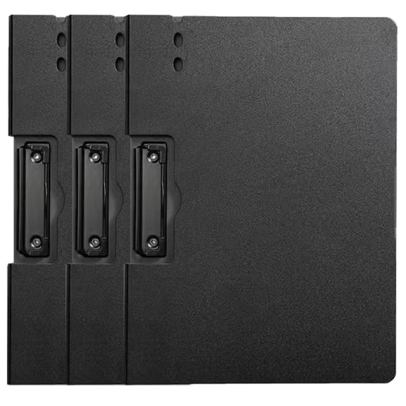 File Folder with Spring Action Clamp, Office Documents Folder Binders Clip, Clipboard Folder Document Binder for Office