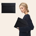 thumbnail image 1 of File Folders Colored Imitation Leather Document Holders Large Capacity Business Portfolio For 100 Sheets Office School Necessity Expanding File Folder, 1 of 6