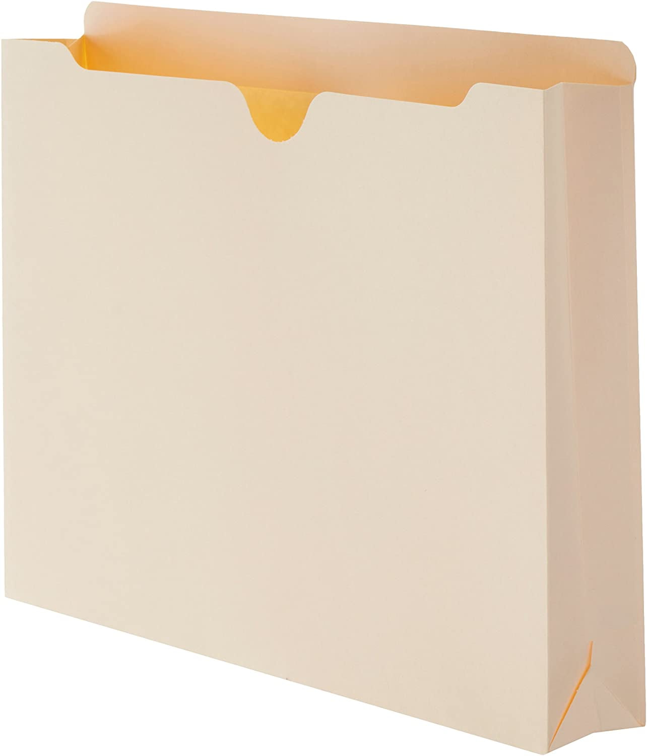 File Folders Jacket, Reinforced StraightCut Tab, 2 Inch Expansion, 50