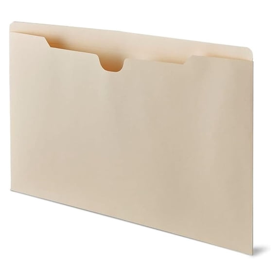 File Folders, Legal Size, Perfect for Home, Office or Classroom, 100-Pack, Manila