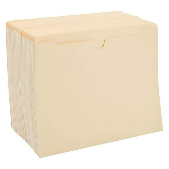 File Folders, Letter Size, Perfect for Home, Office or Classroom, 100-Pack, Manila