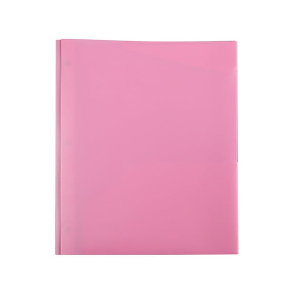 File Folders with Pockets, Heavy Duty Pocket Folders, Plastic Colorful Folders for Letter Size Paper, for Home/Work School Supplies