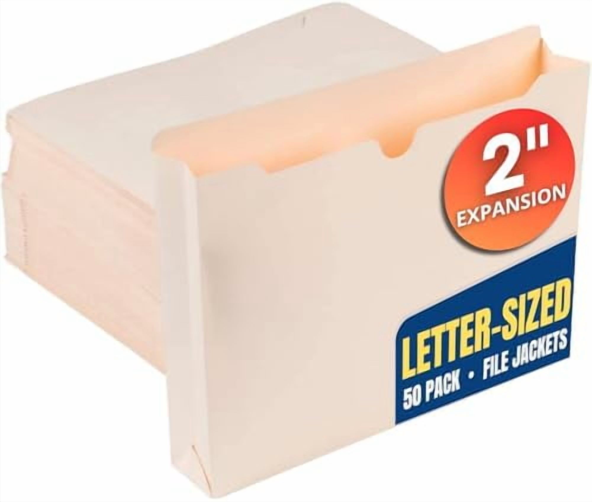 File Jackets Letter Size 2 Inch Expansion Expanding File Pockets ...