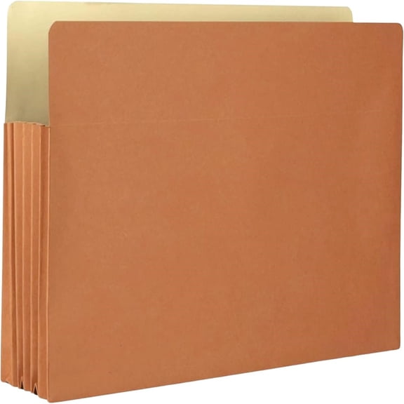 The File King Expanding Accordion File Folder - Legal Size | Box of 10 Redropes | 5.25 Expansion | Store and Organize Papers | Keep Rrds in One Place | Save Time Searching