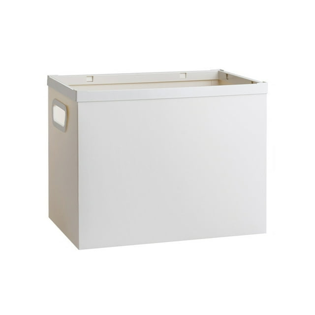 File Organiser Filing Storage Box with Handle, Foldable Folder ...