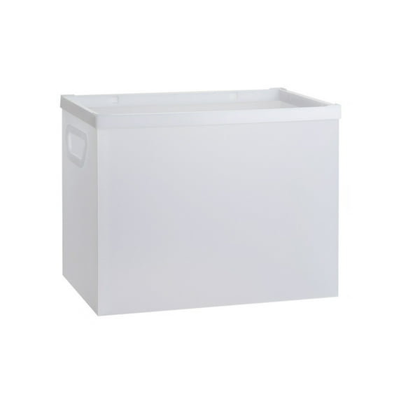 File Organiser Filing Storage Box with Handle, Foldable Folder Organizer Box