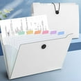thumbnail image 1 of File Organizer with 8 Pockets, Expandable Folder with 8 custom labels, Large Capacity waterproof File Bag, Document Organizer for Office Home (12.8x9.44 Inch), 1 of 6