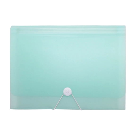 File Organizer Accordion Folder, 13X9.45X1.38 Inch, Expanding File with Label Tabs, Pp Material, Secure Closure, Portable for Teacher scholar Doctor, 1 Drawstring 13-Compartment Accordion Bag