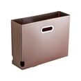 thumbnail image 1 of File Organizer, Cardboard File Box for Letter Size Hanging File Folder Storage, Collapsible Hanging File Organizer with Handles for Office/Home/School, 1 of 4