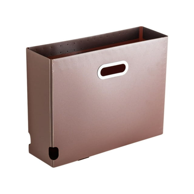 File Organizer, Cardboard File Box for Letter Size Hanging File Folder Storage, Collapsible Hanging File Organizer with Handles for Office/Home/School