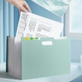 thumbnail image 1 of File Organizer, Expandable Document Folder, Portable Accordion File, 13 Pocket Manager, for Bills and Receipts, Home and Office Use, 1 of 8