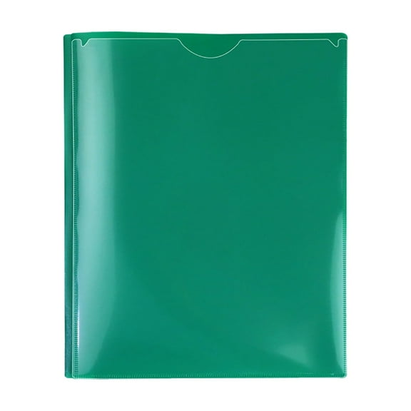 File Organizers Plastic Heavy Duty Two Pocket Folders for Students with Fasteners and Business Card Slot Durable and Organized