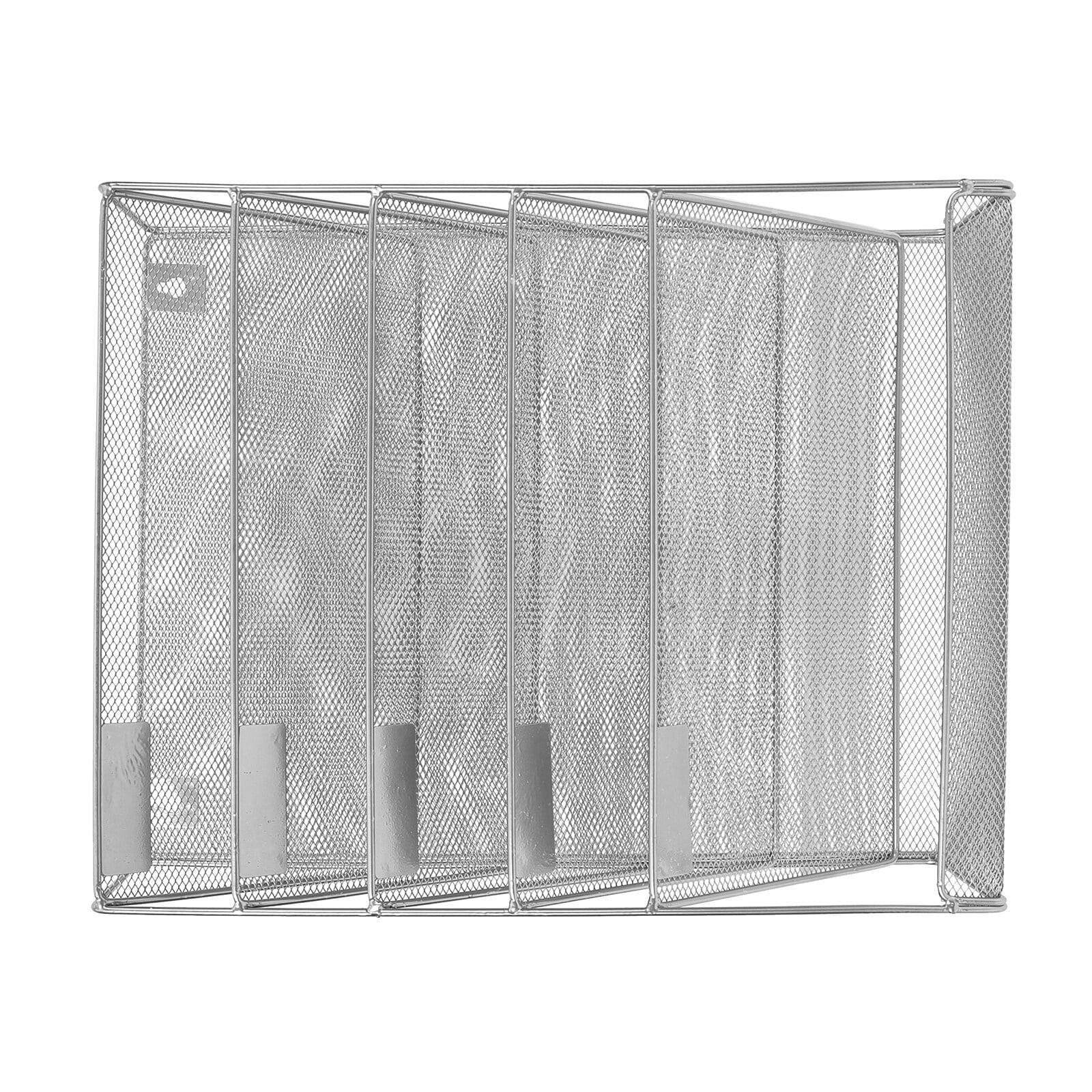 Fiel Rack Folder File Rack Organizers Wall Cable Magazine Folder Office Silver - Walmart.com