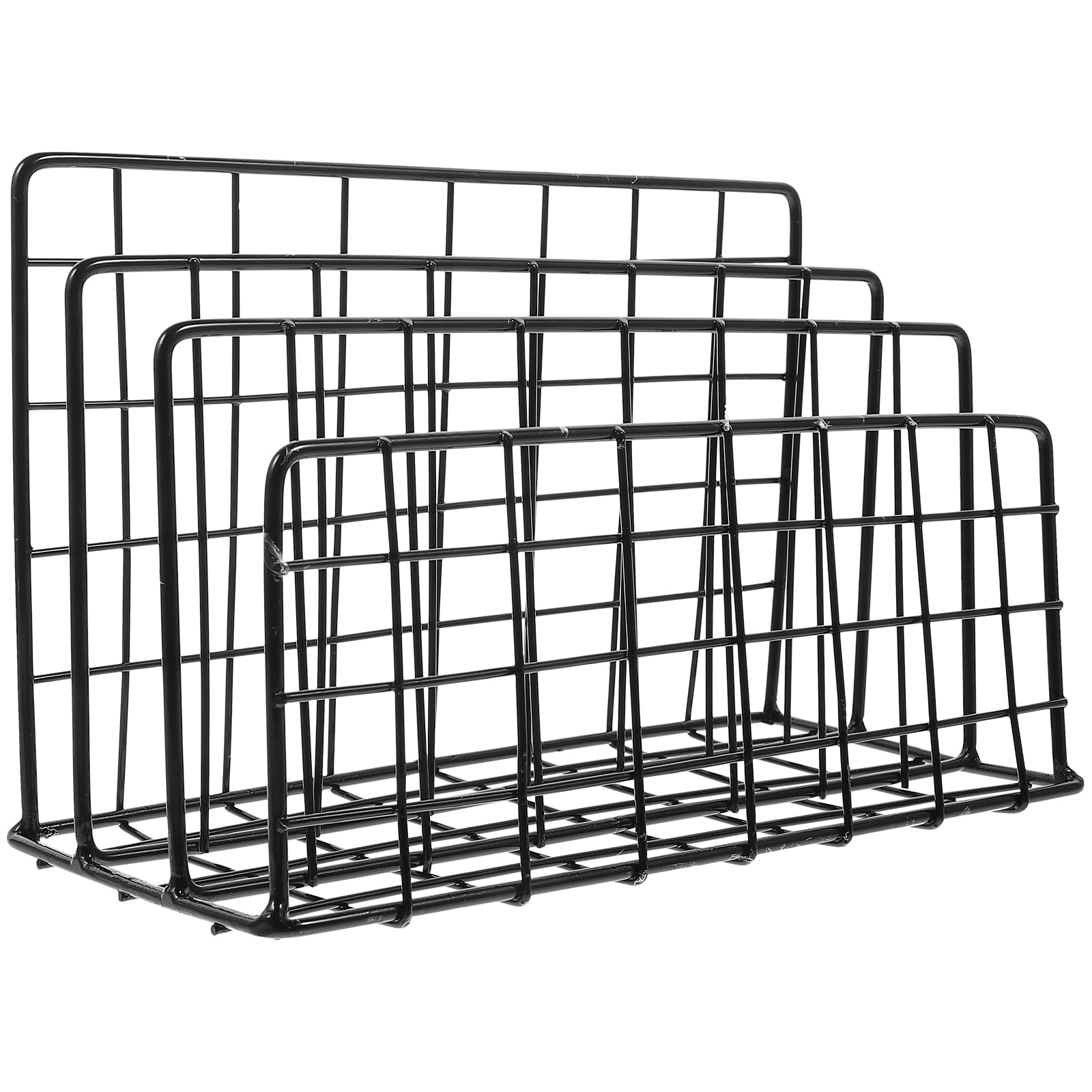 File Rack Tabletop Book Holder Plate Mail Sorter Organizer Decorative