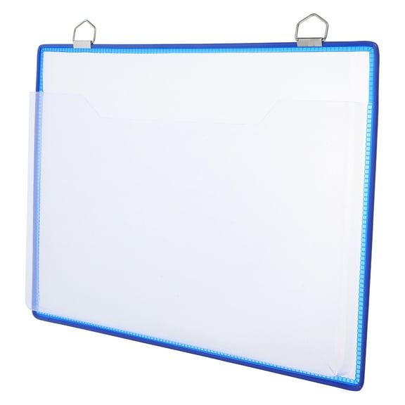 STRANDCHIC Thick Plastic Hanging File Folder Blue for Home Office Space Saving