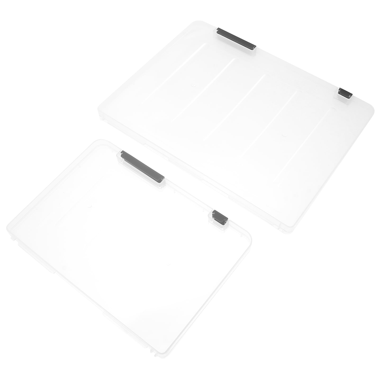 File Storage Box Document Holders Case Plastic Receipt Folder Desktop