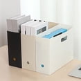 thumbnail image 1 of File Storage Box Magazine File Holder Organizer Folder Newspaper Storage Organizer Is Home Or Home Or Office&Craft&Stationery White, 1 of 5