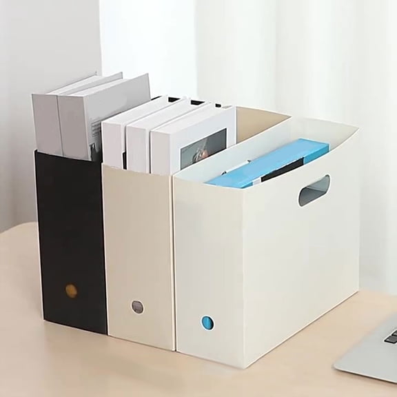 File Storage Box Magazine File Holder Organizer Folder Newspaper Storage Organizer Is Home Or Home Or Office&Craft&Stationery White