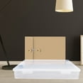 thumbnail image 1 of NICERIO Office Storage Container Flat Home Office 1Pack 12.8X9.1X2In, 1 of 6