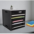 thumbnail image 1 of File Storage Cabinet, Desktop Document Organizer Scrapbook Paper Organizer, 1 of 12