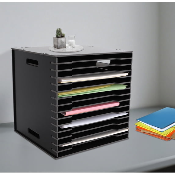 File Storage Cabinet, Desktop Document Organizer Scrapbook Paper Organizer