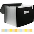 thumbnail image 1 of Beaupretty Portable White Expanding File Folder for Document and Receipt Organization, 1 of 6