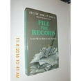thumbnail image 1 of Pre-Owned File for Record (Paperback) 0881501018 9780881501018, 1 of 1