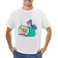 thumbnail image 1 of File-manager Vintage T-shirt Mens Cotton Classic Crewneck Short Sleeve Tees Unisex White 3XL, 1 of 2