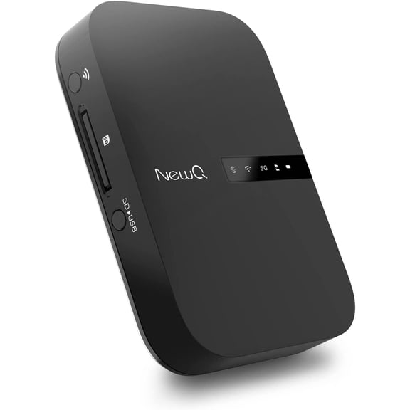Filehub AC750 Travel Router: Portable Hard Drive SD Card Reader & Mini WiFi Range Extender for Travel | Wireless Access External Harddrive & USB Storage Device to Backup Photo & Files from iPhone