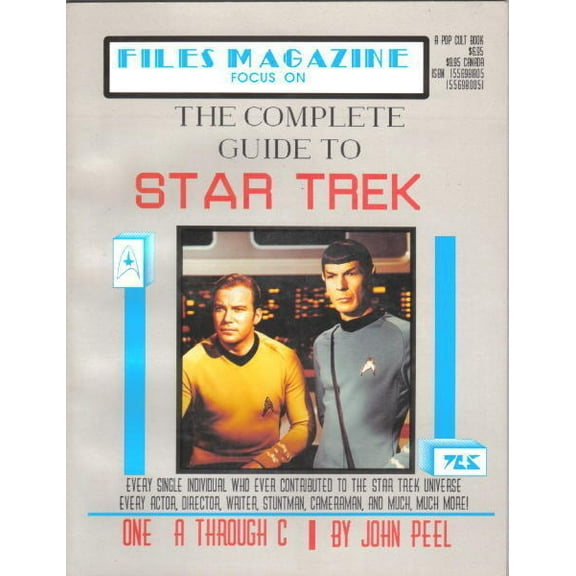 Files Magazine Focus On The Complete Guide To Star Trek TPB #1 VF ; Pop Cult Comic Book