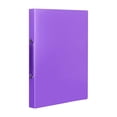 thumbnail image 1 of Files and folders for kids，Durable Binders 2 Ring A4 One Inch Binder File Organizer for Letter Size Documents Presentation Office Purple 1 Pack, 1 of 9
