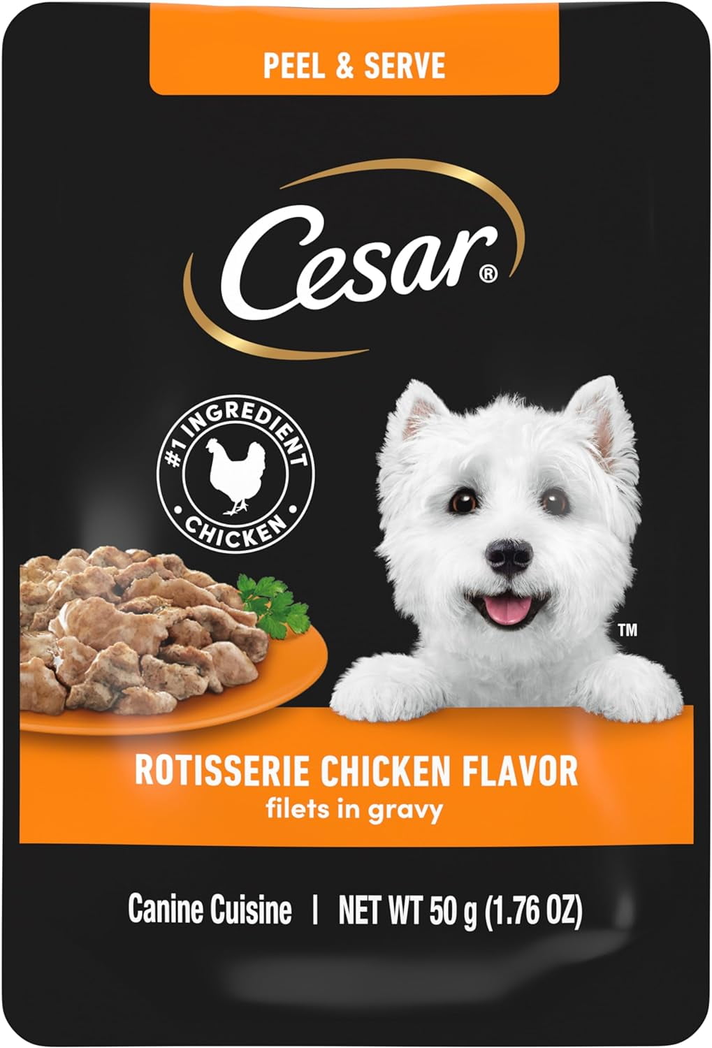 Filets in Gravy Wet Dog Food Rotisserie Chicken Flavor, 1.76 oz. Mini