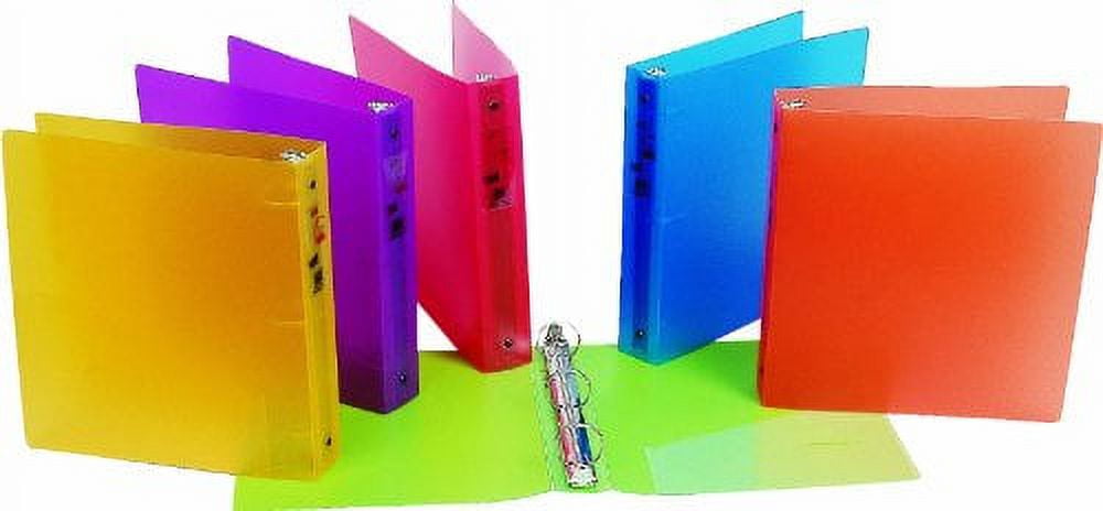 6-Sheet Trident Binder Punch, Three-Hole, 1/4 Holes, Assorted Colors