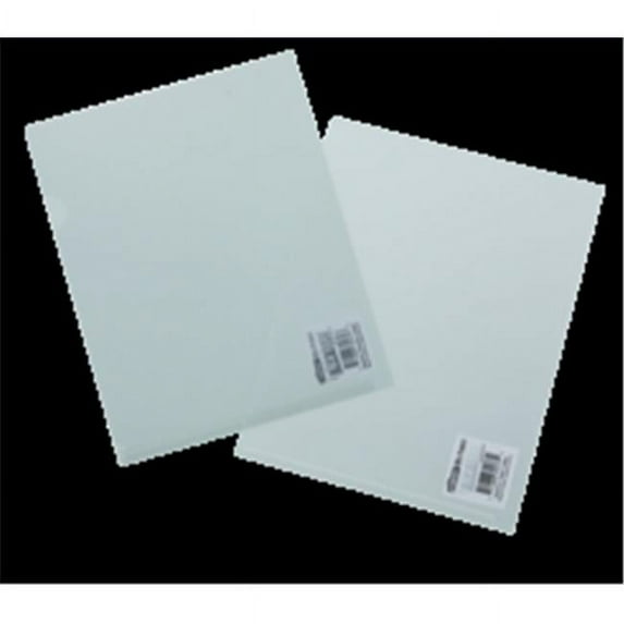 Filexec Products 30273 8.5 x 11 in. EZ View Folder 2 Pocket - Clear