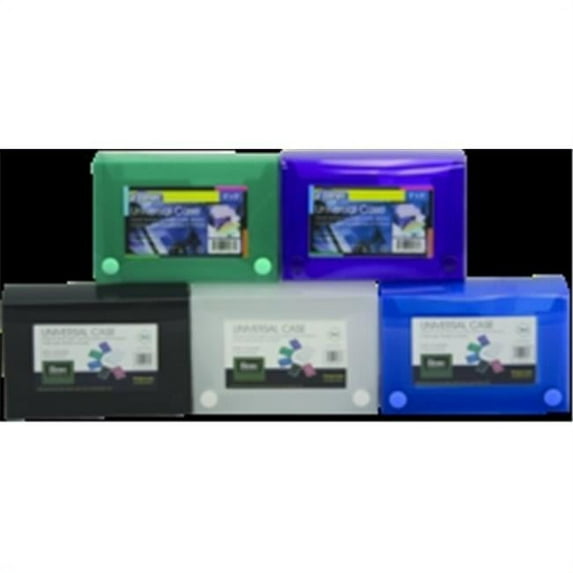 Filexec Products AE20230 3 x 5 in. Poly Index Card Case - Assorted Colors