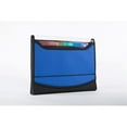 thumbnail image 1 of Filexec Soft Touch Padded Canvas Window Expanding File- 13 Pockets- Blue, 1 of 4