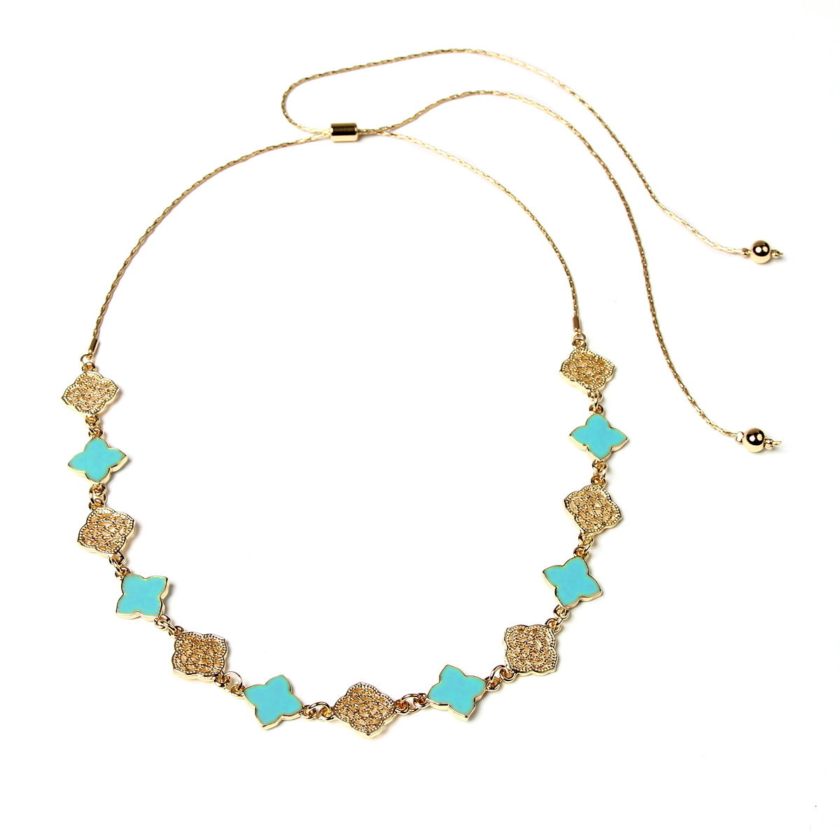 AMRITA SINGH JEWELRY Filigree Clover Collar