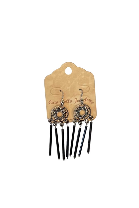 Filigree Dangle Earrings, Bar Earrings, Boho Statement Earrings, Unique Jewelry