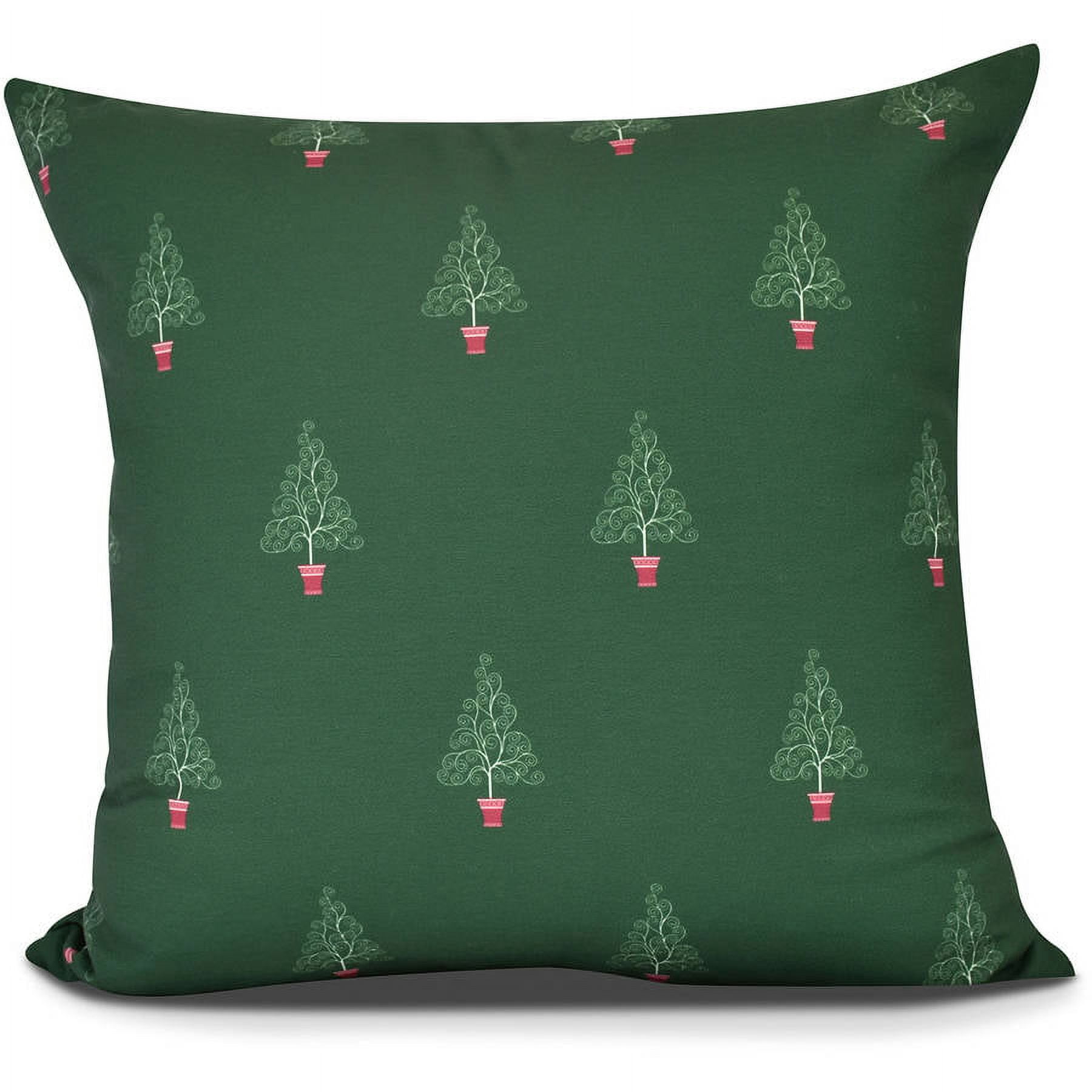 Filigree Forrest Geometric Print Pillow