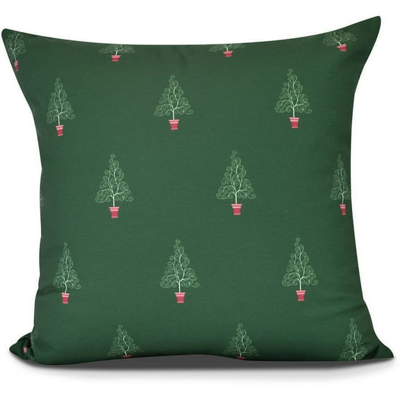 Filigree Forrest Geometric Print Pillow