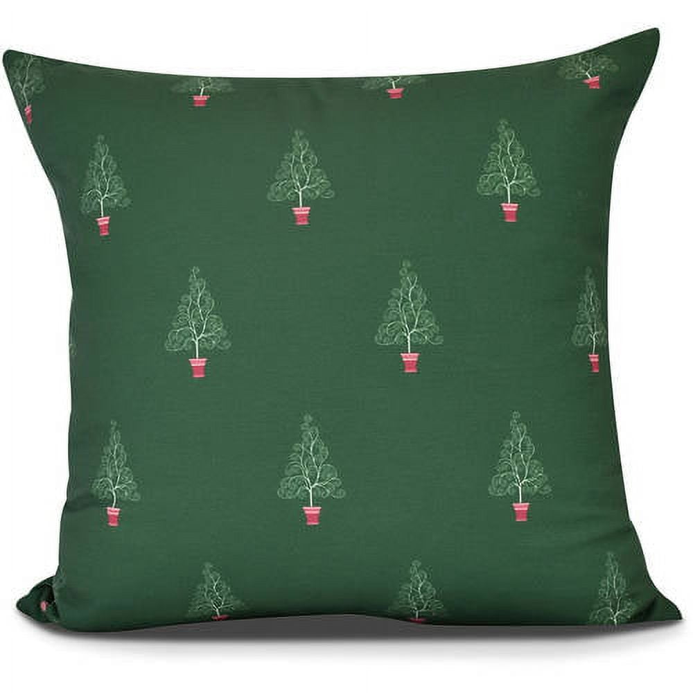 Filigree Forrest Geometric Print Pillow