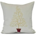 thumbnail image 1 of Filigree Tree, Geometric Print Pillow, 1 of 2
